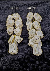 Pierre de sélénite naturelle roulée, accessoires de décoration pour voiture et articles à suspendre à la porte, pierres de guérison Reiki et de cristal, taille 15 cm - Product Image 3