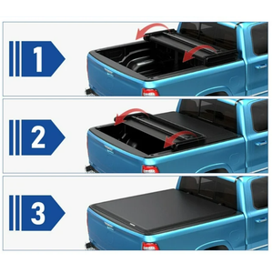 Usine directe couverture souple pli camion couverture de lit Installation facile étanche haute qualité Tonneau couverture pick-up pour Chevy <span class=keywords><strong>Colorado</strong></span> - Product Image 1