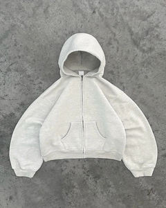 Sudaderas con capucha personalizadas de talla grande para hombre, pantalones para correr, conjunto de 2 piezas, chándal en blanco de algodón orgánico 100% de felpa francesa de alta calidad para hombre - Product Image 5