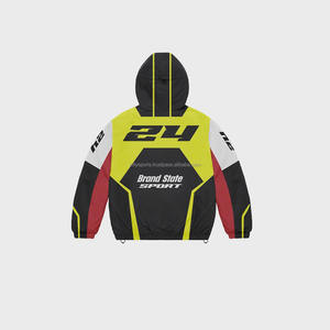 Venta caliente de talla grande impermeable negro cortavientos chaqueta de lluvia para hombre chaqueta al aire libre tallas personalizadas chaquetas cortavientos para hombre - Product Image 6