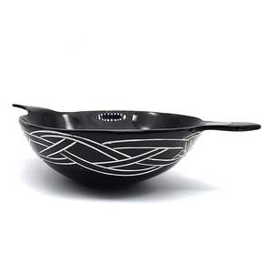 Bol à salade artisanal de haute qualité en corne de buffle naturelle avec surface brillante, utilisation en fête, écologique et lavable au lave-vaisselle - Product Image 5