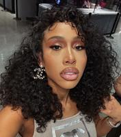 Perruque Lace Front HD 100% Cheveux Humains Vierges Bruts Non Traités Bouclés Crépus, Cuticules Alignées, Extra Longue, Pré-Pluckée et Sans Colle