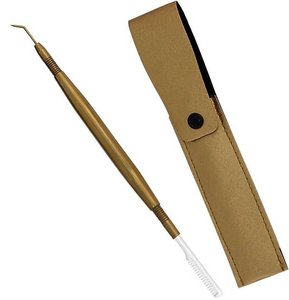 Premium Vegan Stainless Steel 2-in-1 Eyelash <b>Brush</b> & Separator for Curling & Defining <b>Lashes</b> Durable at Competitive Price - Product Image 1