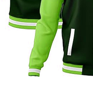 Hiver Automne Vestes universitaires Letterman de haute qualité pour femmes Manteaux d'hiver à manches longues Bomber en cuir Vestes universitaires personnalisées - Product Image 5