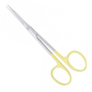 Ciseaux médicaux demi-or Goldman Fox 115 mm droits émoussés pointus gros ciseaux de salle de chirurgie droite chirurgicale - Product Image 1