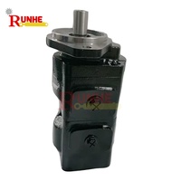Bomba Hidráulica de Servicio Pesado de 250 Bares 20912800, Bomba de Engranajes en Tándem Compatible con Retroexcavadoras Serie 3CX 4CX 214, Repuestos