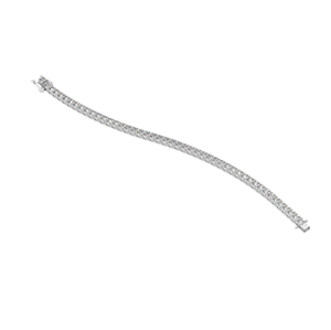 Hot Selling 925 Sterling Silver Tennis <b>Bracelet</b> for Women VVS Cut <b>Moissanite</b> Fine Chain Link Wedding Gifts for Engagement - Product Image 2