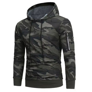 Sweats à capuche pour hommes personnalisés de haute qualité Camouflage Designed Hoodies for Men 100 _ Cotton Hood for Sale Fabricant Process Impex - Product Image 5