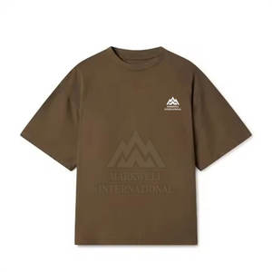 เสื้อยืดทรงบ็อกซี่ผู้ชายดีไซน์ใหม่ พร้อมราคาขายส่ง รับสกรีนโลโก้ เสื้อยืดโอเวอร์ไซส์ผู้ชาย ราคาดีที่สุด - Product Image 1