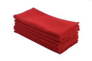 100% ensemble de serviettes en satin de coton à séchage rapide serviette en lin solide blanc tissé pour la maison hôtels restaurants utilisation durable de la cuisine - Product Image 3