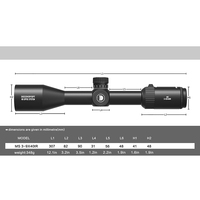 Lunette de tir tactique Discovery Sports Quick Sight VT-R MS 3-9X40IR avec éclairage