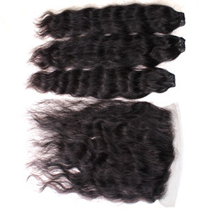 ผมมนุษย์100% ผมตรง3มัดมัดพร้อมแผ่นปิดผมลอนธรรมชาติ - Product Image 6