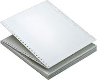 Papier autocopiant NCR A4 numérique 2 ou 3 plis pour impression continue sur ordinateur, perforé, 55 g/m², pour factures, reçus et formulaires de commande