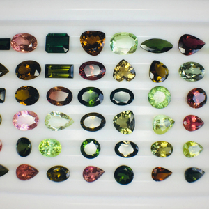 พลอยทัวร์มาลีนแบบหลายจุดความเงางามของ AAA มีใบรับรอง IGI - Product Image 1