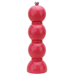 Ensemble moulin à sel et à poivre en laque fait main, forme de bobine, couleurs vibrantes, finition brillante, durable, élégant, décoration de cuisine et de table - Product Image 4