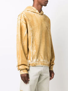 Sudadera con Capucha de Terciopelo para Hombre, Diseño de Logotipo Personalizado, Sudadera de Alta Calidad para Hombre - Product Image 2