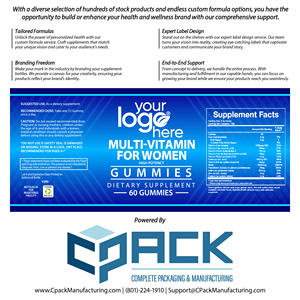 Supplément alimentaire multivitaminé en gros de qualité supérieure pour les femmes du fabricant d'origine américaine - Product Image 4