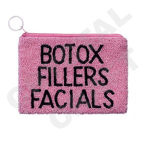 Diseño de dinero en salmuera, monedero personalizado con cuentas de semillas, monedero hermoso con características de accesorios de moda - Product Image 4