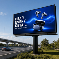 Écran LED extérieur fixe P5, IP65, étanche, écran publicitaire avec 40 000 points par mètre carré