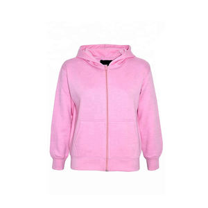Pink Hoodies Set Custom Logo 400G 100% Cotton Heavyweight Fleece Jumper Plain Oversize Blank Pullover Custom <b>Crop</b> <b>top</b> Hoodie - Product Image 5