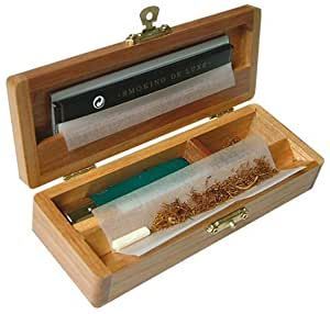 Cajas de madera personalizables Humidor Caja de puros con bisagras Acabado Caoba Caja de puros de madera Caja de puros - Product Image 3