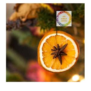 Rodajas de Naranja Deshidratadas Naturales al por Mayor Directo de Fábrica, Chips de Cítricos Deshidratados para Bebidas de Té, Decoración Navideña, Alta Calidad - Product Image 1