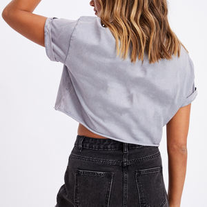 Lightweight Eco-Friendly Breathable Quick Dry Spandex/Polyester Crop <b>Top</b> Latest Fashion Women's Casual Sports Vest Tank <b>Top</b> - Product Image 3