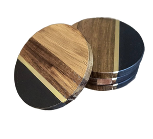 Posavasos de madera de acacia de mármol, regalos de vacaciones, posavasos de café para el hogar, cocina, Bar, fiesta, precios al por mayor - Product Image 2