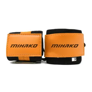 Sport personalizzati elastico elastico per sollevamento pesi supporto per il polso fascia avvolgente per sollevamento pesi cinturino da palestra/fasce da polso