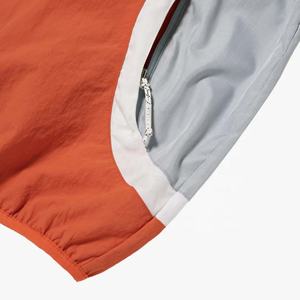 Custom Logo Printed Spring Zip Breathable Lightweight <b>Nylon</b> Windbreaker Tracksuit Patchwork Two-Piece <b>Pants</b> Set Man Polyester - Product Image 4