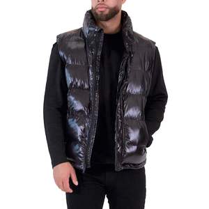 2025 qualité supérieure hommes décontracté gilet bouffant grande taille respirant bulle fermeture à glissière haute rue vêtements d'hiver - Product Image 6