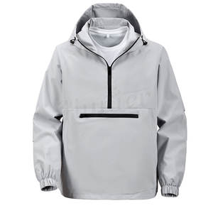 Chaqueta Cortavientos Personalizada con Cremallera, Chaqueta Deportiva de Manga Larga para Actividades al Aire Libre, para Hombre - Product Image 2