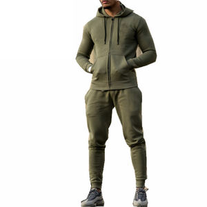 Marque privée Survêtement de jogging vierge 100% coton Marque personnalisée Hot Fashion Professional Design Survêtement grande taille - Product Image 1