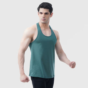 Débardeurs de sport pour hommes, fitness, musculation, séchage rapide, respirants, couleurs et designs personnalisables, sans manches, vente en gros OEM - Product Image 3
