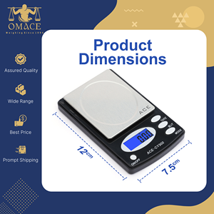 ความแม่นยำสูง300กรัมความจุ2ชิ้น AA แบตเตอรี่ขับเคลื่อนขนาดกระเป๋าเครื่องประดับคุณภาพระดับพรีเมี่ยมวัดน้ำหนักป้องกันอย่างหนัก - Product Image 4