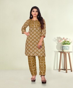 Salwar kameez indien pakistanais prêt à l'emploi costume en coton pour femmes cousu robes de femme élégantes - Product Image 5