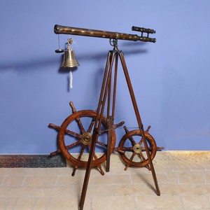 Support de télescope 102 cm, modèle d'exposition 101,6Lx6,6Wx157,5H cm, design côtier, aluminium léger, pour table, artisanat ancien et moderne - Product Image 4