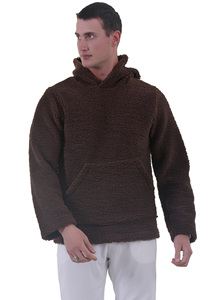 เสื้อฮู้ดผ้ากำมะหยี่สำหรับแฟชั่นฤดูหนาวมีฮู้ดปกเสื้อแบบทันสมัย - Product Image 4