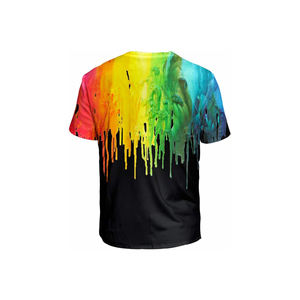 Hot New ODM Men's Gym T-Shirts Camiseta personalizada 100% algodón Long O-Neck Design Precio de fábrica Camiseta personalizada - Product Image 2