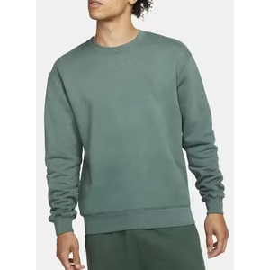 Jersey personalizado de algodón con cuello redondo de invierno para hombre, sudadera con logotipo bordado y patrón impreso, sudaderas con capucha teñidas lisas con técnicas - Product Image 1