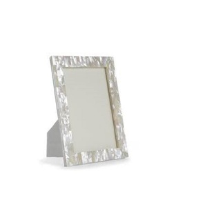 Intricate Mother of Pearl <b>Wood</b> and Metal <b>Photo</b> <b>Frame</b> TopRanked for Home & Drawing Room Customizable Size - Product Image 1