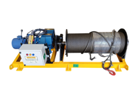 Torno Eléctrico de Servicio Pesado de 3 Toneladas con Altura de Elevación de 200m |   Cable de Acero de 14 mm |   Caja de Cambios Rotorq |   Motor ABB |   Grúas