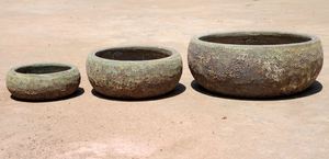 [Jason] Venta al por mayor Atlantis Pottery Antique Sandblast Macetas Floreros de piso rústico Macetas de jardín grandes - Product Image 6