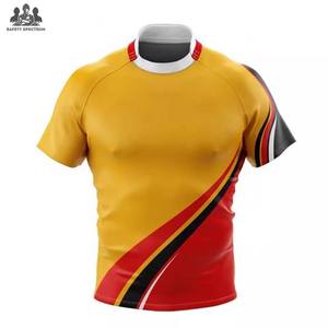 Uniformes d'équipe de rugby en gros |   Ensemble de shorts en jersey respirant personnalisé |   Écologique, séchage rapide, 100% polyester |   Vêtements de match pour club | - Product Image 5
