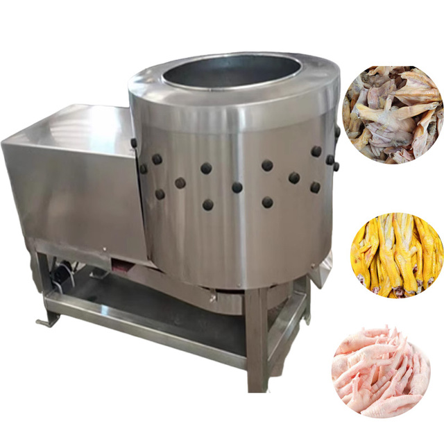 Home and Shop Use Chicken Paws Peeling Machine Chicken Slaughter Equipment with Motor Paw Skinning Machine