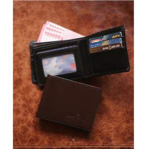 Portefeuille en cuir PU pour hommes en gros petite pochette élégante avec design ouvert-fermé et doublure en polyester durable faite à la main en Indonésie - Product Image 1