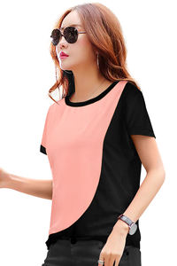 Latest Exclusive Indian Trendy Peach Color <b>Knitting</b> <b>Tops</b> Comfortable Regular Wear for Formal Style Boutique Short <b>Tops</b> - Product Image 6