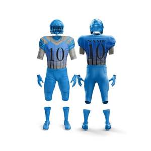 Vêtements de sport de bonne qualité, uniformes de football de conception personnalisée, ensembles d'uniformes de football américain en polyester - Product Image 5