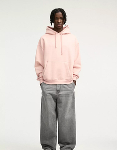 Sweat à capuche pour homme en coton 100% de haute qualité, coupe classique, écologique, streetwear d'hiver, logo personnalisé, vente en gros, tissu polaire vierge - Product Image 3