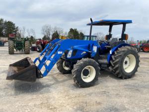 Nuevo Tractor Agrícola New Holland TM190 de 190HP, 4WD, Transmisión por Engranajes, Color Azul, Alta Productividad - Product Image 4